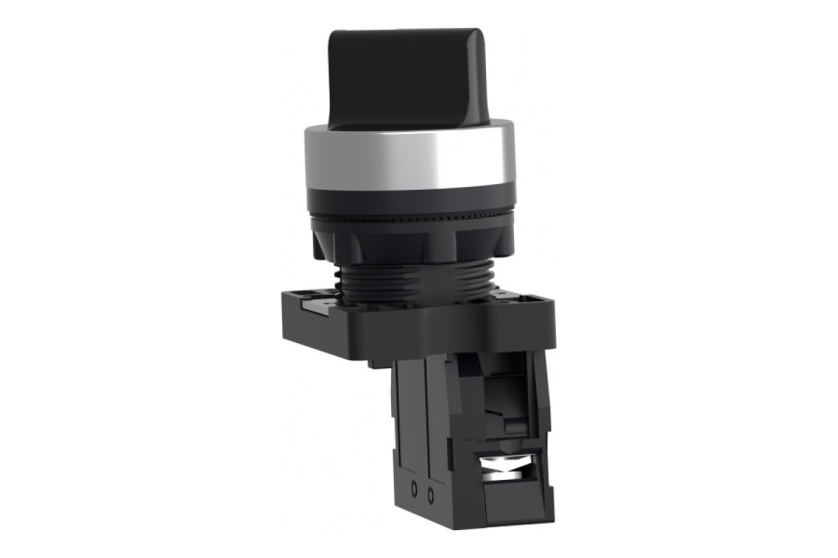 Селекторний перемикач з короткою ручкою, 2 положення, з фіксацією, 1 NO (XA2ED21)