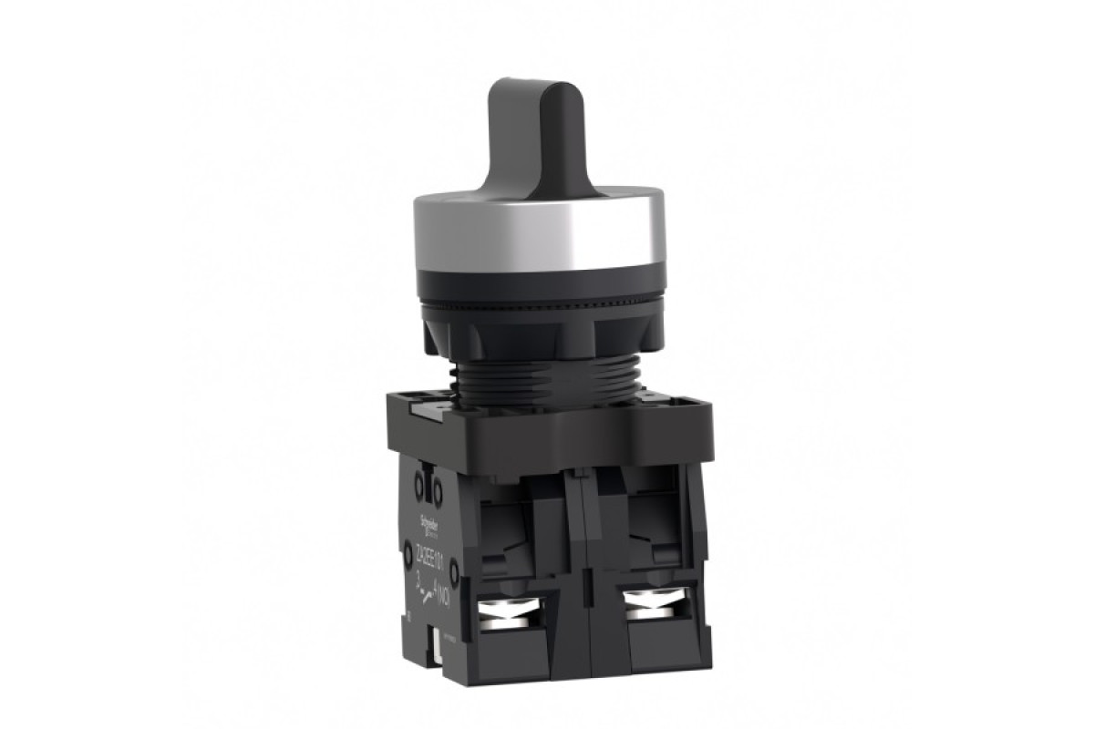 Селекторний перемикач з короткою ручкою, 3 положення, з фіксацією, 2 NO (XA2ED33)