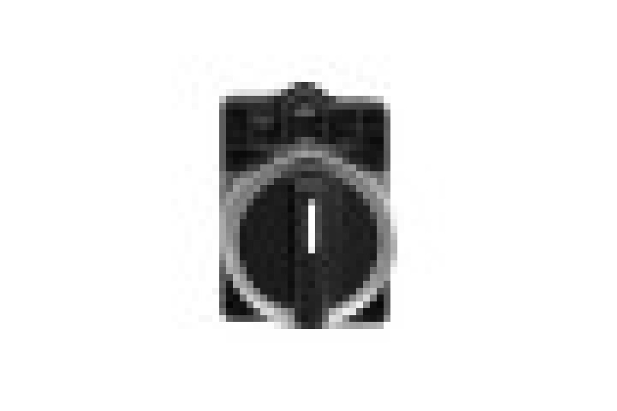 Селекторний перемикач з короткою ручкою, 3 положення, повернення в центр, 2 NO (XA2ED53)