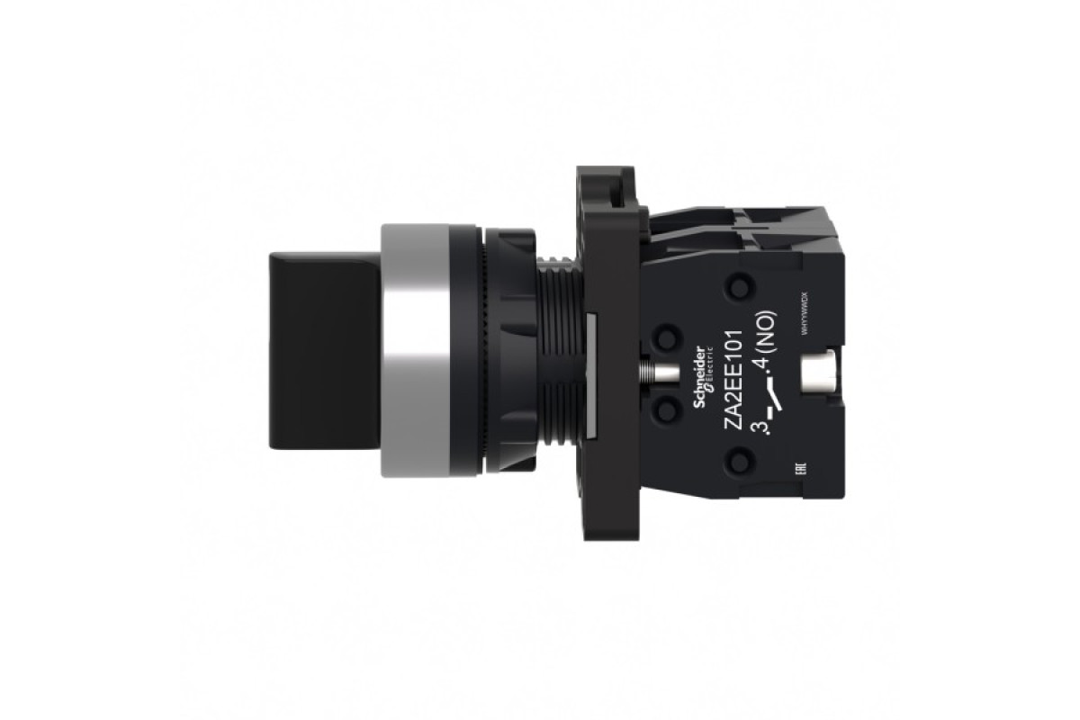 Селекторний перемикач з короткою ручкою, 3 положення, повернення в центр, 2 NO (XA2ED53)