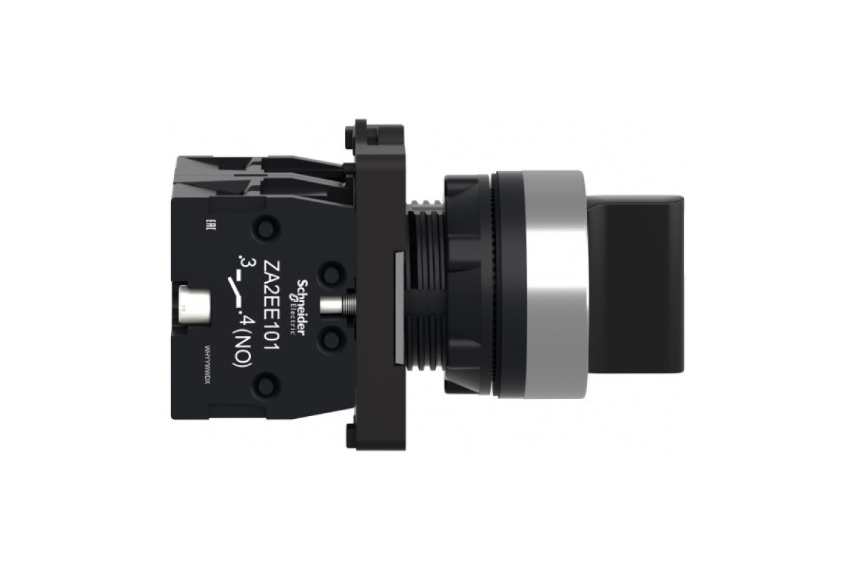 Селекторний перемикач з короткою ручкою, 3 положення, повернення в центр, 2 NO (XA2ED53)