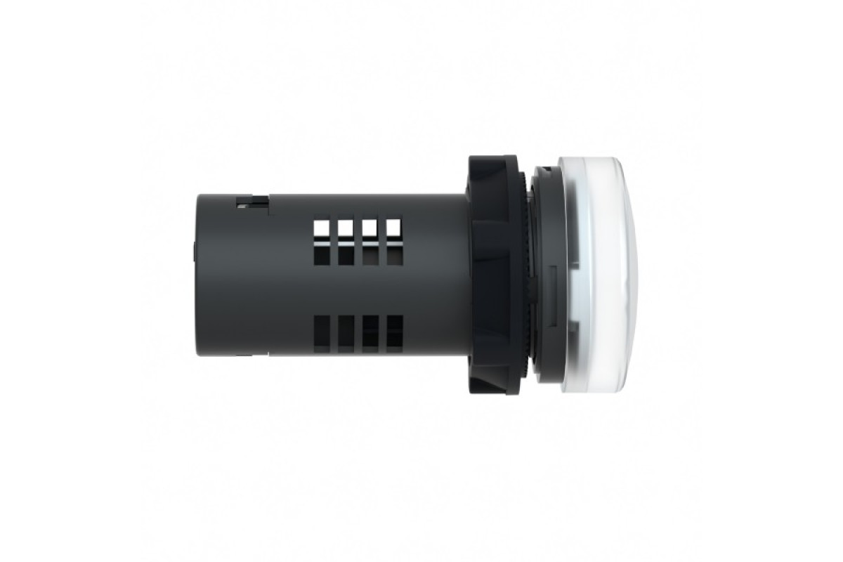 Середня сигнальна лампа ХА2 білого кольору з номіналом 110В АС (XA2EVF1LC)