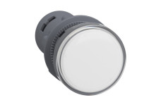 Середня сигнальна лампа ХА2 білого кольору з номіналом 110В АС (XA2EVF1LC)