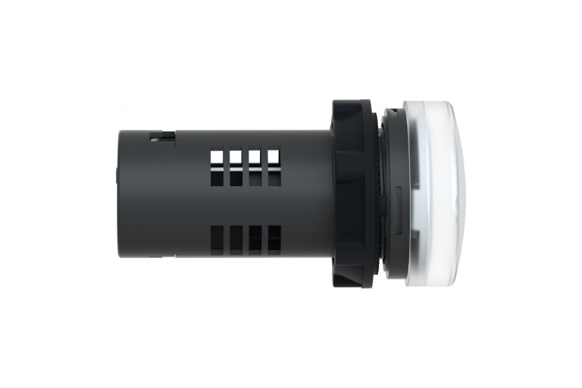 Средняя сигнальная лампа ХА2 белого цвета с номиналом 24В АС/DC (XA2EVB1LC)