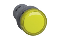 Середня сигнальна лампа ХА2 жовтого кольору з номіналом 220В АС (XA2EVM8LC)