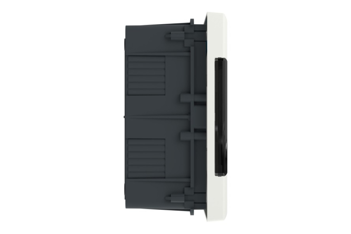 Щит пластиковий Easy9 EU, врізний, 1 ряд 12 модулів, димчасті двері (EZ9EUA112)