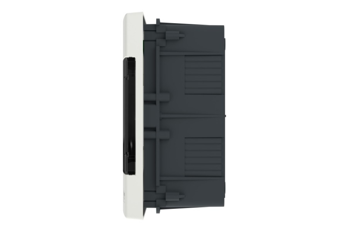 Щит пластиковий Easy9 EU, врізний, 1 ряд 12 модулів, димчасті двері (EZ9EUA112)