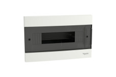 Щит пластиковий Easy9 EU, врізний, 1 ряд 12 модулів, димчасті двері (EZ9EUA112)