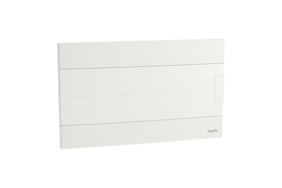 Щит пластиковый Easy9 EU, врезной, 1 ряд 18 модулей, белая дверь (EZ9EUB118)