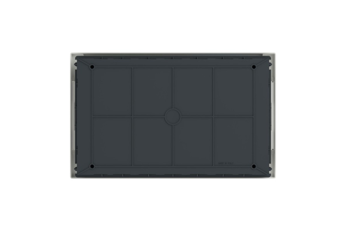 Щит пластиковий Easy9 EU, врізний, 1 ряд 18 модулів, димчасті двері (EZ9EUA118)