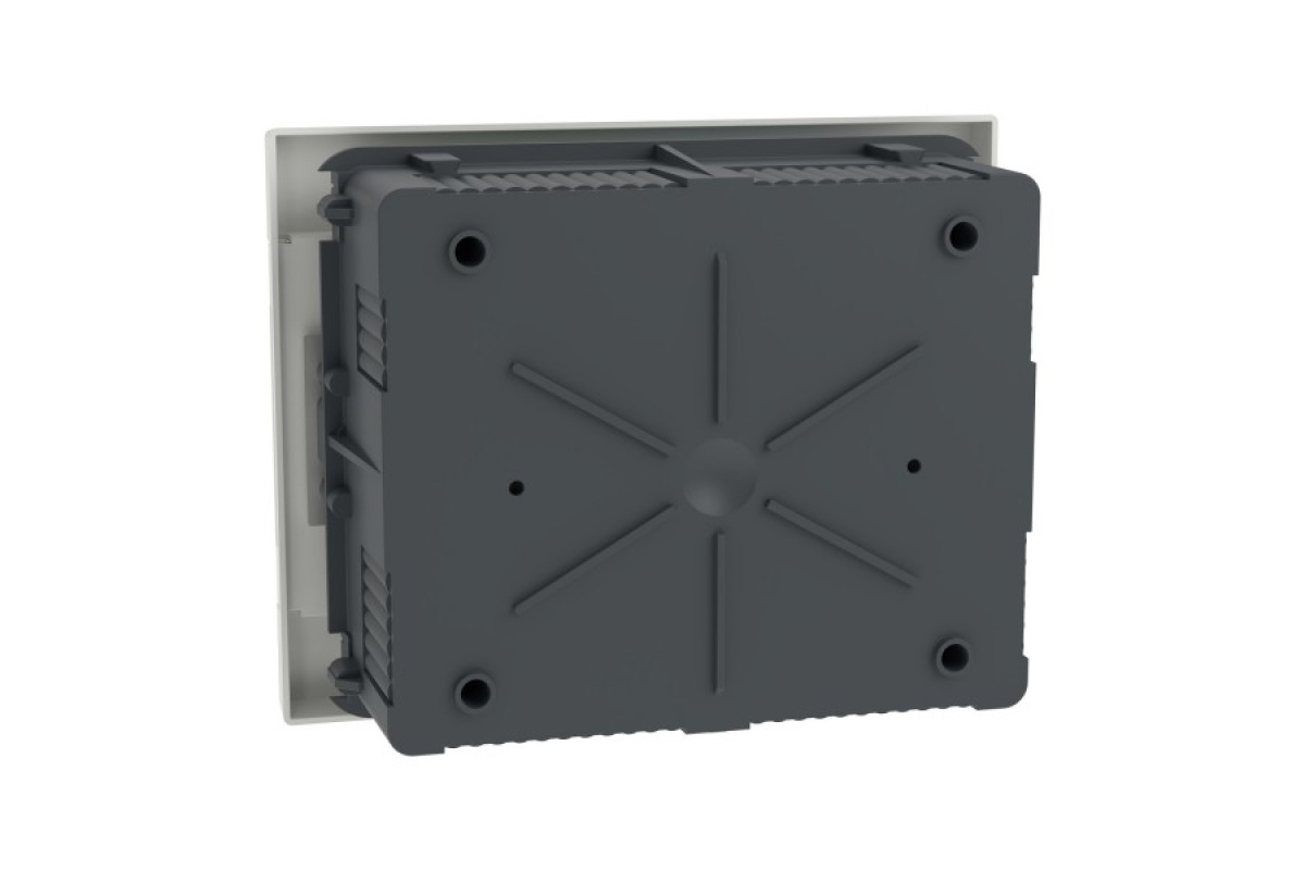 Щит пластиковый Easy9 EU, врезной, 1 ряд 8 модулей, белая дверь (EZ9EUB108)