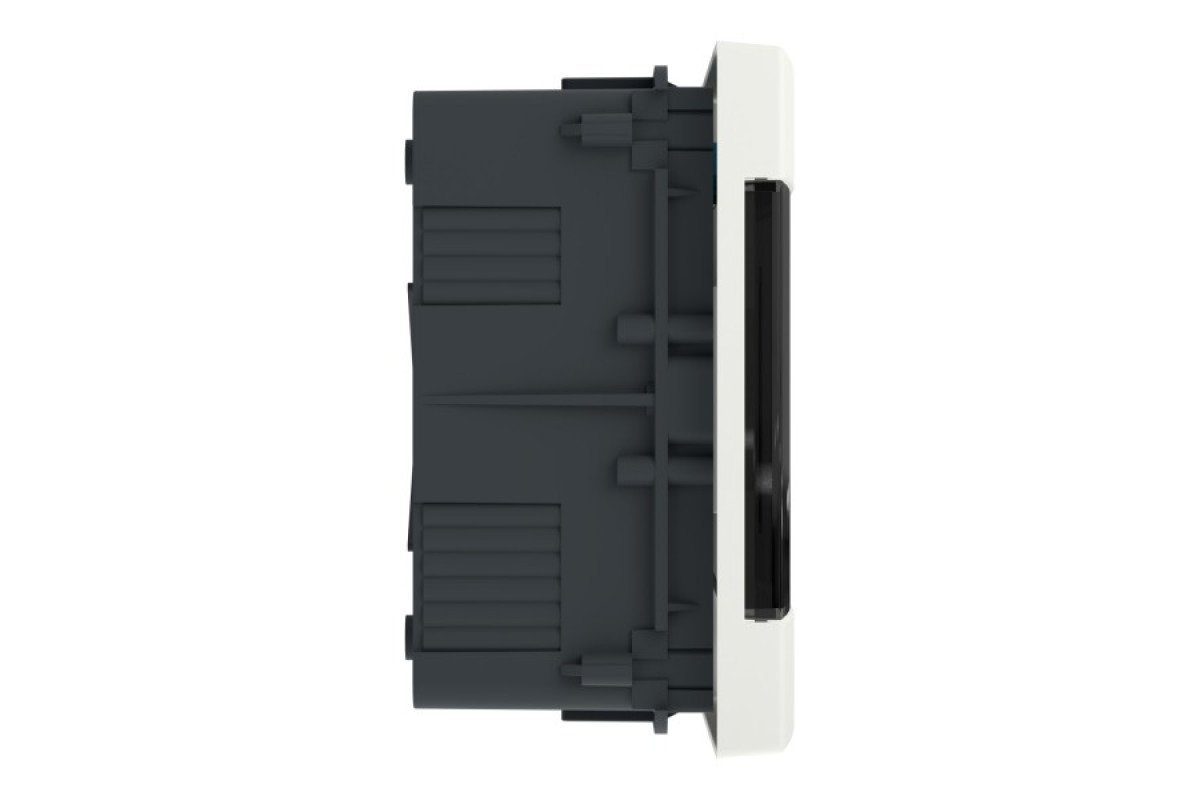 Щит пластиковий Easy9 EU, врізний, 1 ряд 8 модулів, димчасті двері (EZ9EUA108)