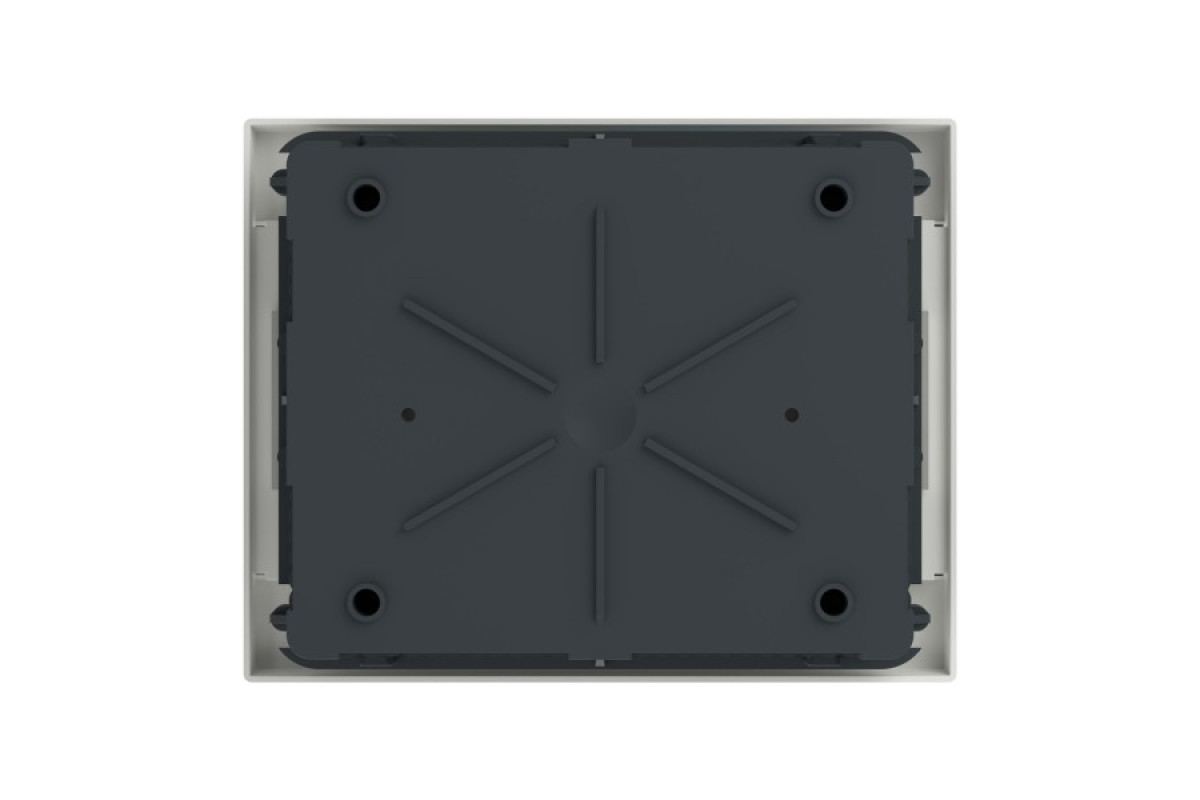 Щит пластиковий Easy9 EU, врізний, 1 ряд 8 модулів, димчасті двері (EZ9EUA108)