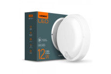 LED світильник з датчиком ІК IP54 круглий VIDEX 12W 5000K сенсорний білий (VL-BHR-125W-SP)