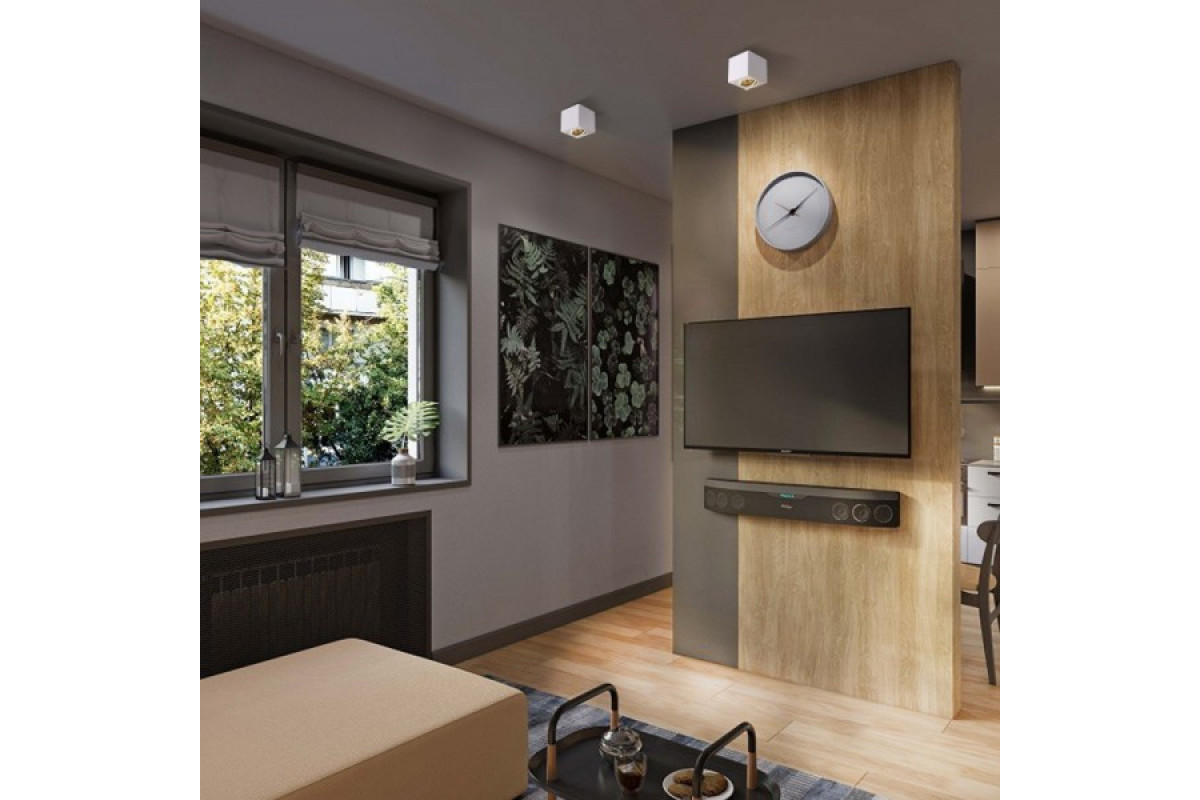 Світильник VIDEX під лампу GU10 SPF01 накладний білий (VL-SPF01-W) 26819