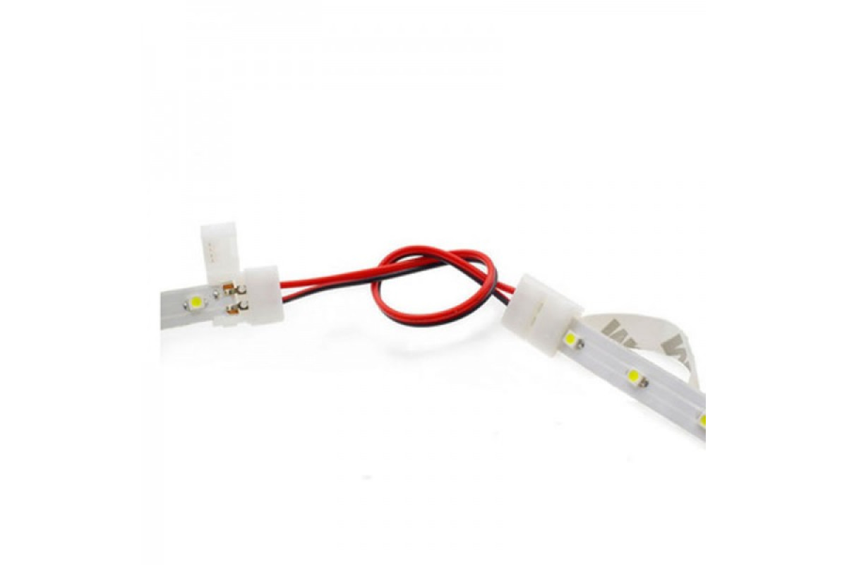 Кабель PROLUM™ для стрічки 8мм, 2835\3528, + 2 затискачі (503002)