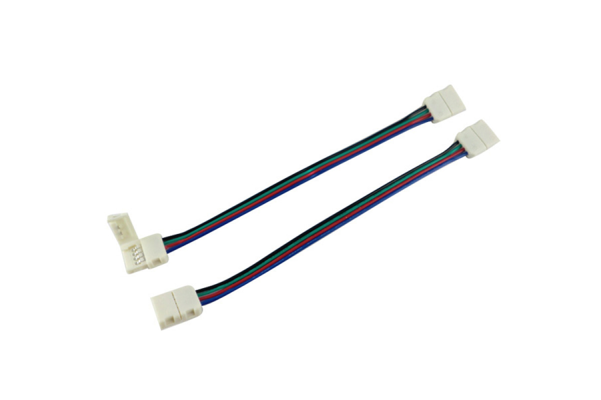 Конектор PROLUM™ для LED стрічки 10 мм, RGB + 2 затискачі (503008)