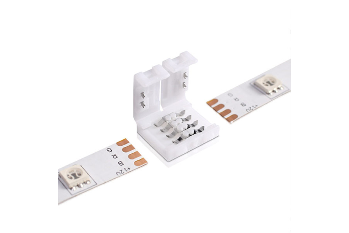 Конектор для світлодіодної стрічки 5050, RGB, 10мм (503010)