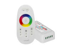 Контролер RGB + W PROLUM (RF; 5K; сенсорний; 24A; Білий) (402027)