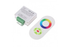 Контролер RGB PROLUM (RF; 5K; сенсорний; 18A; ЧІП; Білий) (402004)