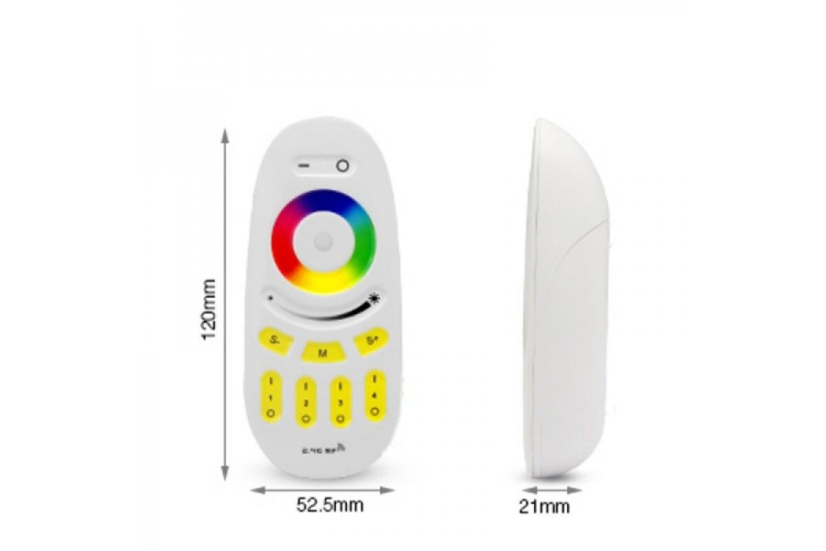 Контролер RGB PROLUM 4 ZONE (RF; MT; 18A; Пульт керування) (402017)