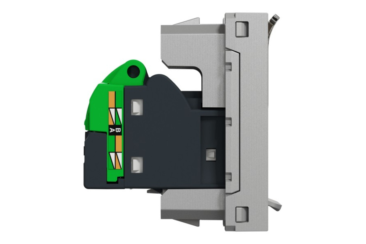 New Unica RJ45 1 модуль CAT6A FTP алюм (NU344830)