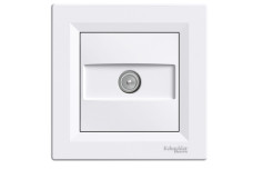 TV Розетка Кінцева Біла Asfora (EPH3200121)