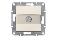 TV розетка кінцева, кремовий, Asfora, без рамки (EPH3270123)