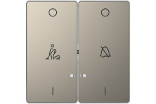 D-Life Клавіша 2-на LED дзв/пов. Нікель (MTN3429-6050)