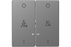 D-Life Клавіша 2-на LED дзв/пов. Нержавіюча сталь (MTN3429-6036)