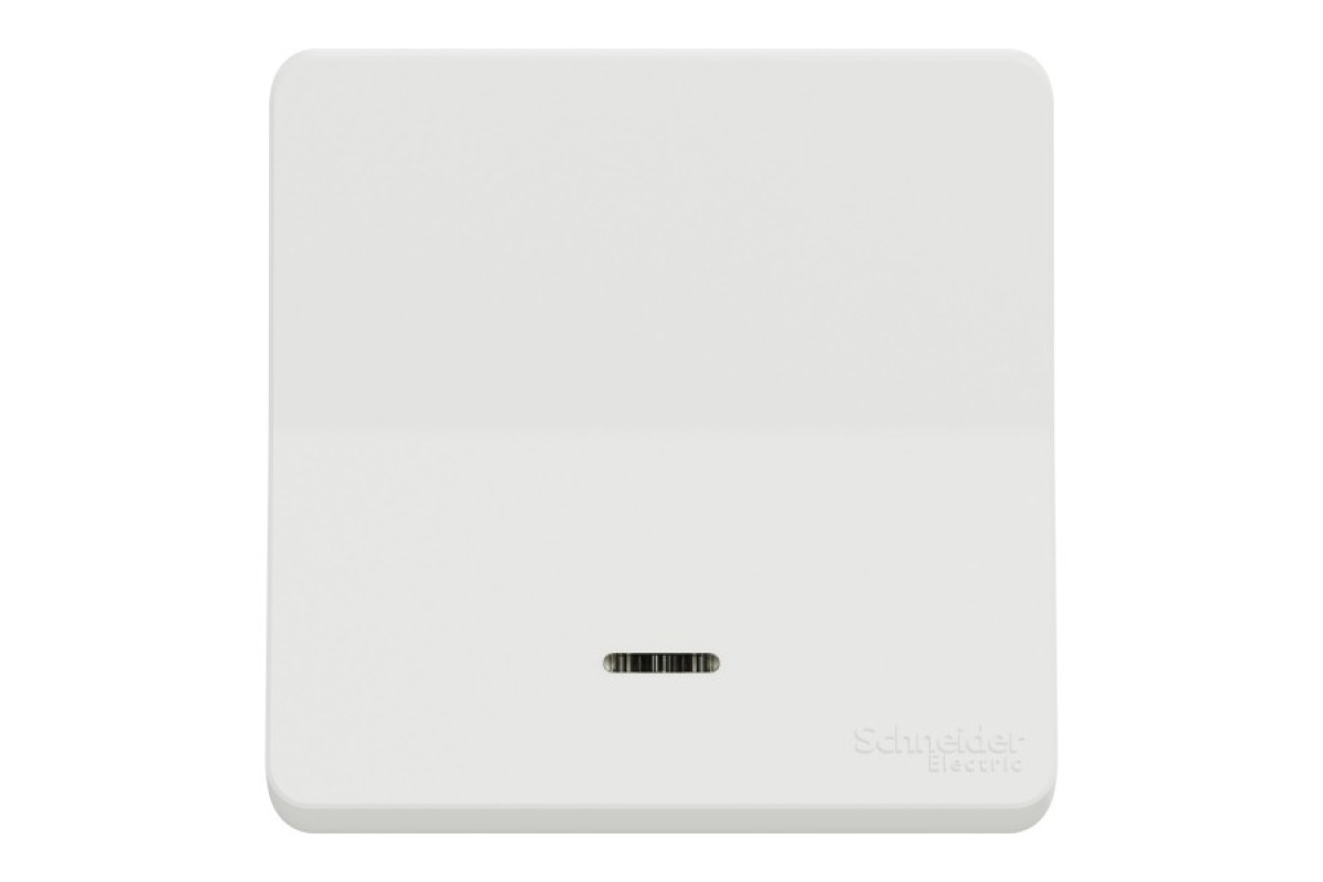 Одноклавішний перемикач IP55 з підсвіткою Mureva Styl, поверх.монтаж, білий (MUR39024)