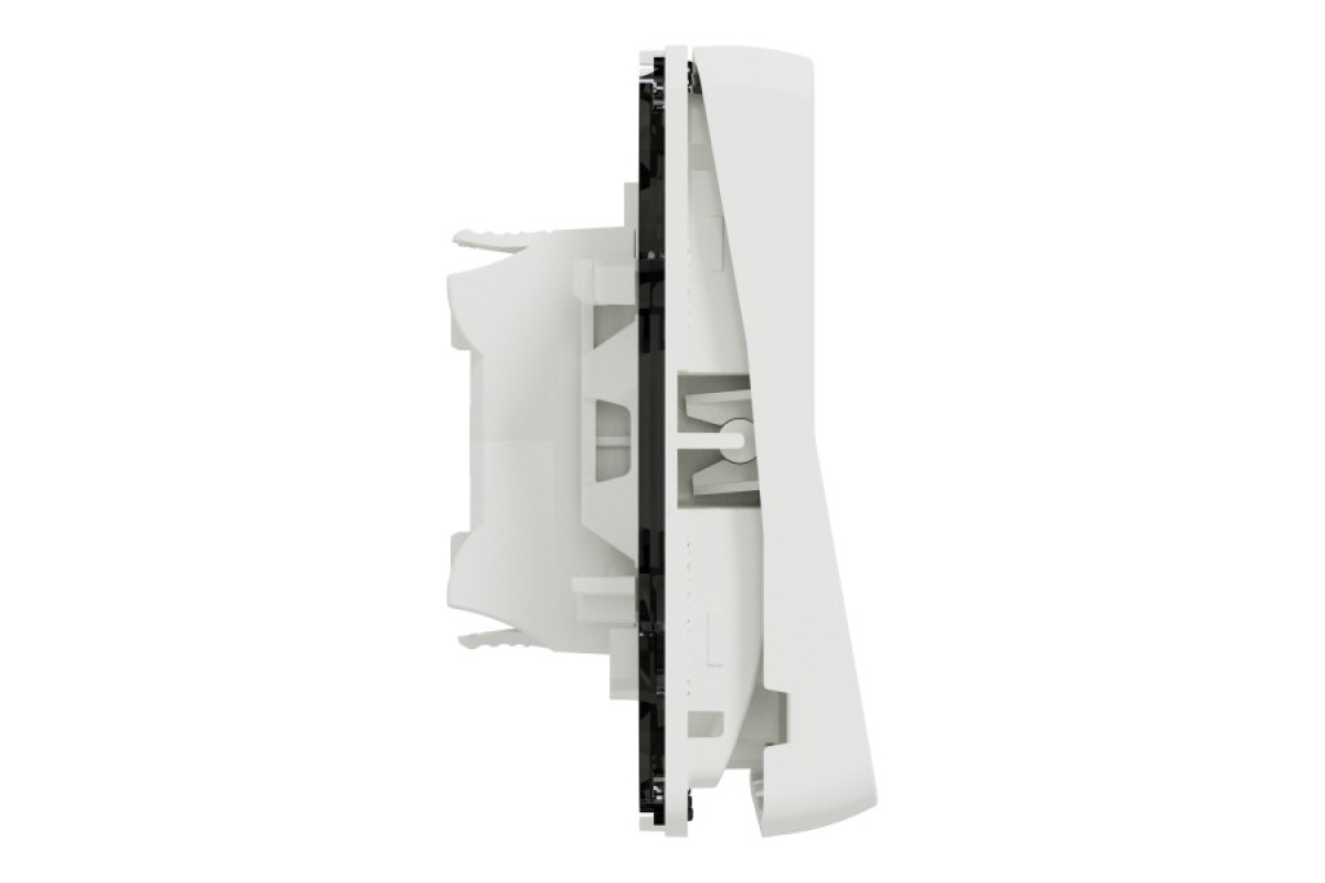 Одноклавішний перемикач IP55 з підсвіткою Mureva Styl, поверх.монтаж, білий (MUR39024)