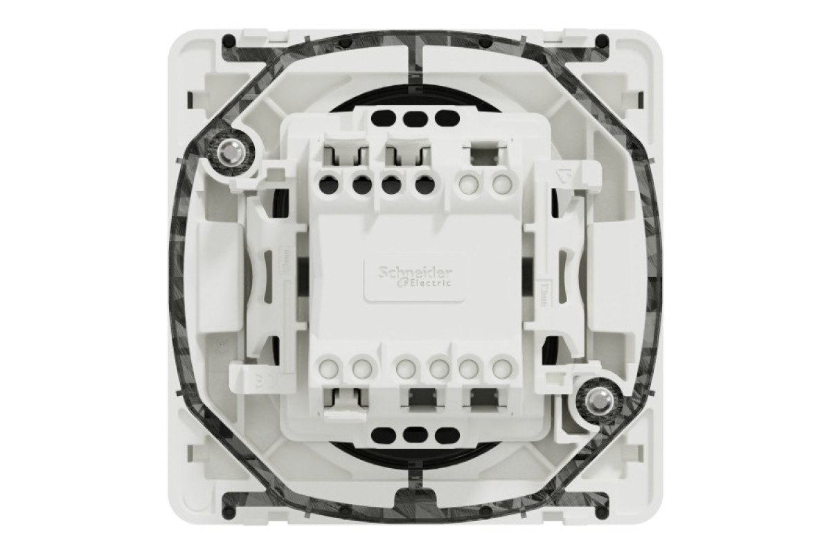 Одноклавішний перемикач IP55 з підсвіткою Mureva Styl, поверх.монтаж, білий (MUR39024)