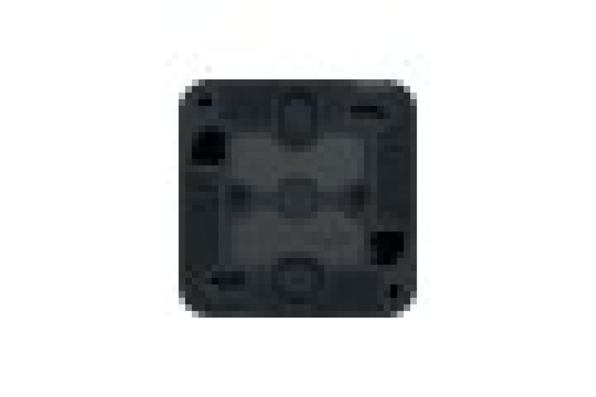 Одноклавішний перемикач IP55 з підсвіткою Mureva Styl, поверх.монтаж, чорний (MUR35024)