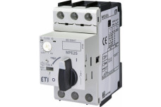 Автоматичний вимикач захисту двигунів MPE25-0,16 (0,02 kW, 0,1 - 0,16A) ETI (004648001)