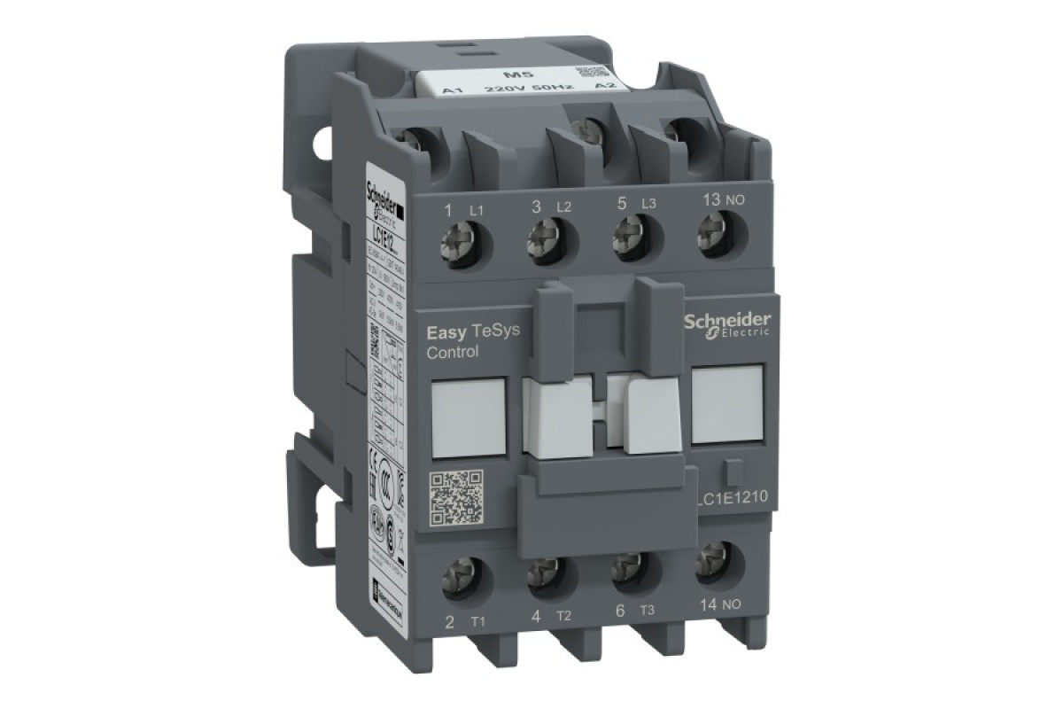 Контактор 3Р Е 1NO 12А АС3 ~220В 50 ГЦ