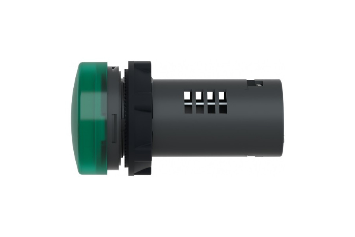 Середня сигнальна лампа ХА2 зеленого кольору з номіналом 24В АС/DC (XA2EVB3LC)