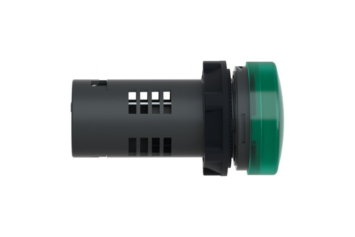 Середня сигнальна лампа ХА2 зеленого кольору з номіналом 24В АС/DC (XA2EVB3LC)