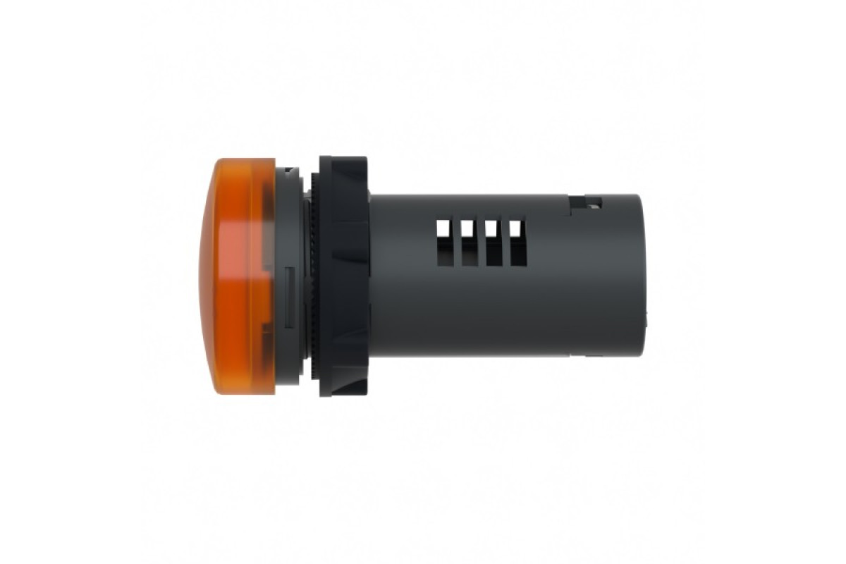 Середня сигнальна лампа ХА2 помаранчевого кольору з номіналом 220В АС (XA2EVM5LC)