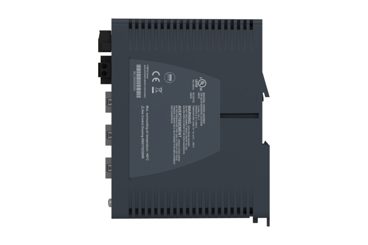 Керований мережевий комутатор Modicon PoE (живлення через Ethernet), 8 гігабітних портів для мідного кабелю (MCSESP083F23G0)