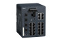 Керований мережевий комутатор Modicon, 20 портів для мідного кабелю, 4 гігабітних SFP (MCSESM243F4LG0)