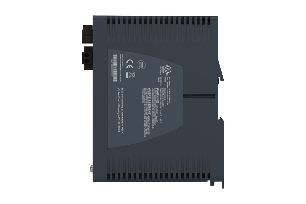 Керований мережевий комутатор Modicon, 4 порти для мідного кабелю, 2 порти для одномодового оптоволокна (MCSESM063F2CS0)