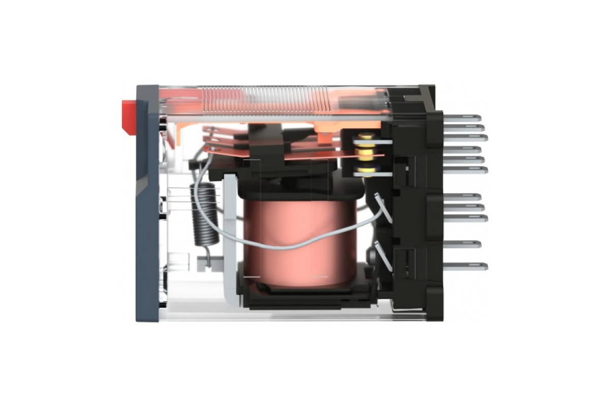 Реле мініатюрне проміжне, 3 CO,~48В (RXM3AB1E7)