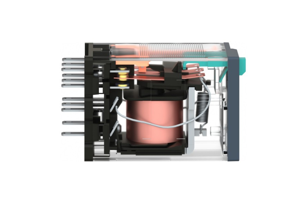 Реле мініатюрне проміжне, 3CO, =24В (RXM3AB1BD)