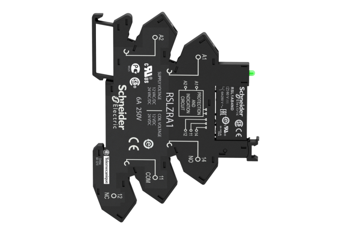 Реле RSL+цоколь пружинний,~/=24В (RSL1PRBU)