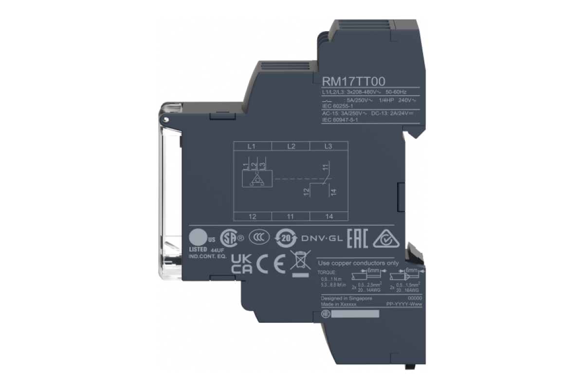 Реле контролю трифазної напруги (RM17TT00)