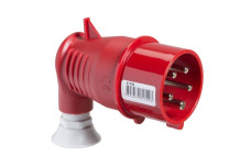 Кабельна вилка 90° 16А 3P+N+E IP44 380В (81709)
