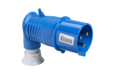 Кабельна вилка 90° 32А 2P+E IP44 250В (81716)