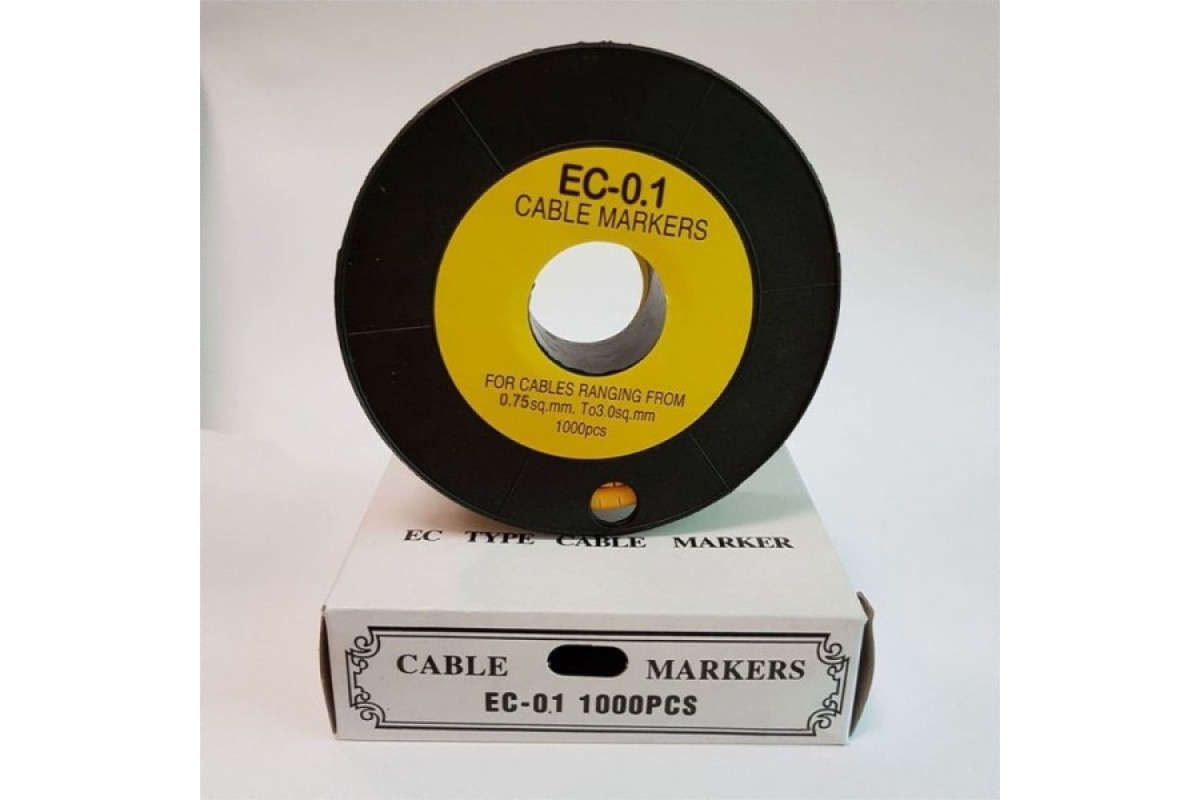 Маркувальна бірка ЕС-0 (EC-0.1 0,75-3 мм²) символ "C" (502620/с)