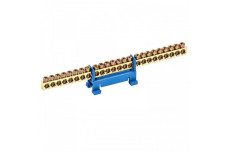 Шина нульова для кріплення на DIN-рейку 24 отв. (502895с)